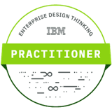 Enterprise Design Thinking Practitioner logo