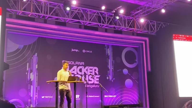 Presenting CrossVerse at the Solana Hacker House Bengaluru demo day